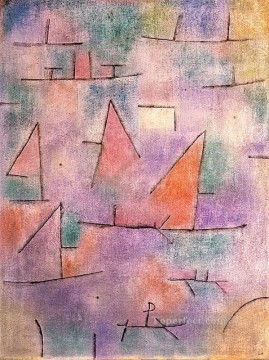 abstracto pintura art%C3%ADstica - Puerto con veleros Expresionismo abstracto